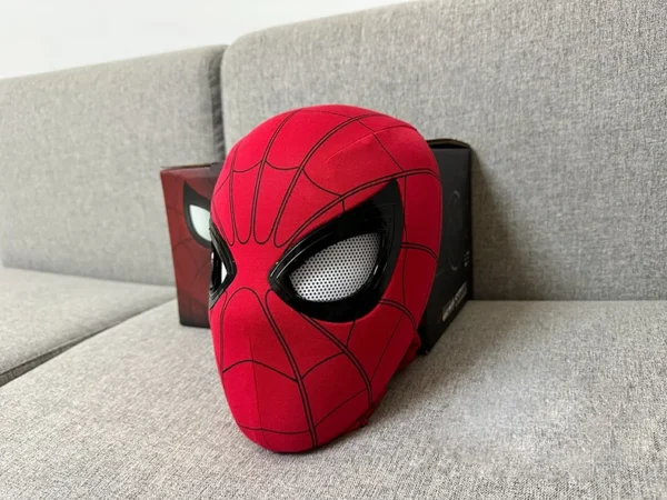 New Spider-man:no Way Home Spider Man Mask Luxury Helmet Rechargeable Remote Eyes Movable Mask Cosplay Decoration Gift Toys 4