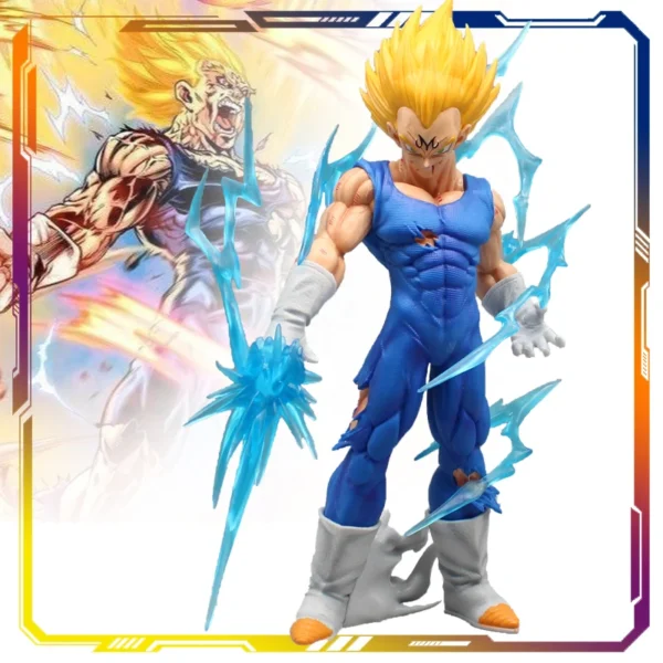 26cm Dragon Ball Z Anime Figure Vegeta Super Saiyan Figurine Vegeta Figures Pvc Statue Model Collection Decoration Toy Xmas Gift 1