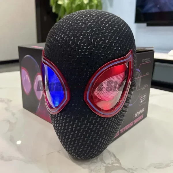 Marvel Gwen Miles Spiderman Spider Man Mask Anime Figure Luxury Helmet Rechargeable Remote Eyes Movable mask Cosplay Gift Toys 5