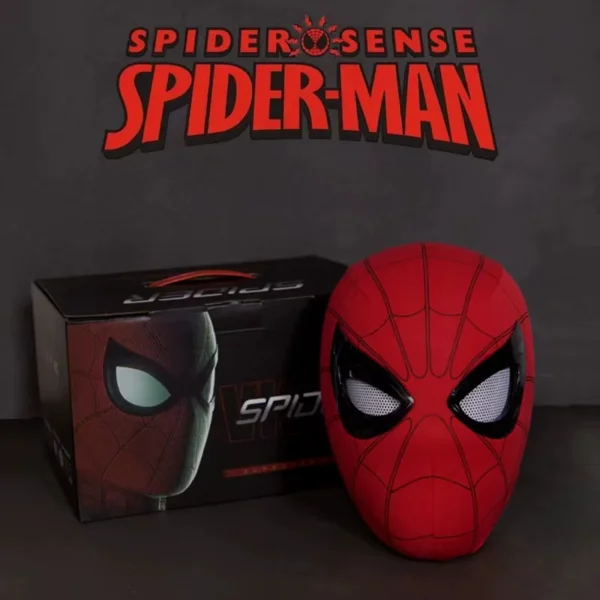 New Spider-man:no Way Home Spider Man Mask Luxury Helmet Rechargeable Remote Eyes Movable Mask Cosplay Decoration Gift Toys 2