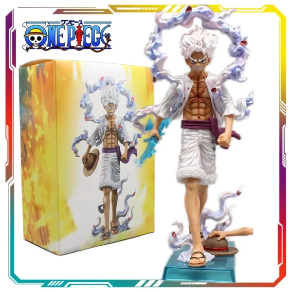 23cm Anime Zook Luffy One Piece GK NIKE Monkey D. Luffy Action Figures Pvc Statue Model Doll Collection Desktop Decorate Toys 1