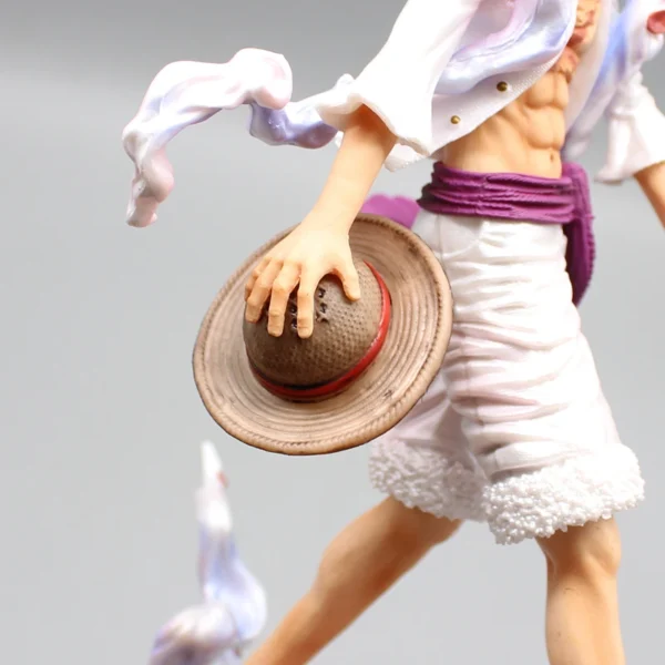 23cm Anime Zook Luffy One Piece GK NIKE Monkey D. Luffy Action Figures Pvc Statue Model Doll Collection Desktop Decorate Toys 5