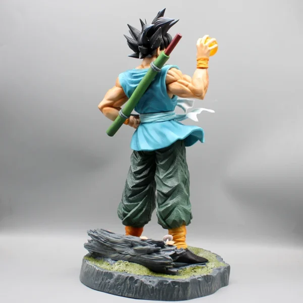 41cm Dragon Ball Anime Dbz Son Goku Statue Figure With 4star Crystal Balls Figures Goku Figurine Cartoon Pvc Collectibles Toy 2