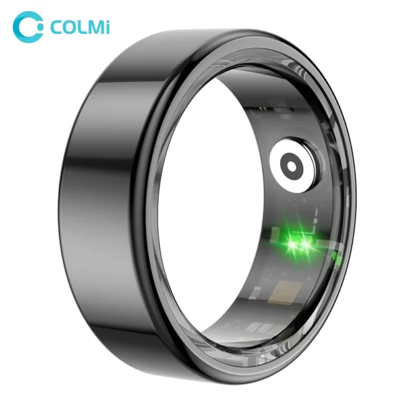 Smart Ring Military Grade Titanium Steel Shell Health Monitoring IP68 & 3ATM Waterproof Multi-sport Modes 1