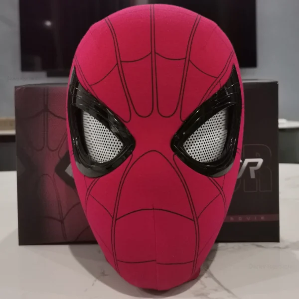 New Spider-man:no Way Home Spider Man Mask Luxury Helmet Rechargeable Remote Eyes Movable Mask Cosplay Decoration Gift Toys 1