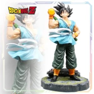 41cm Dragon Ball Anime Dbz Son Goku Statue Figure With 4star Crystal Balls Figures Goku Figurine Cartoon Pvc Collectibles Toy 1