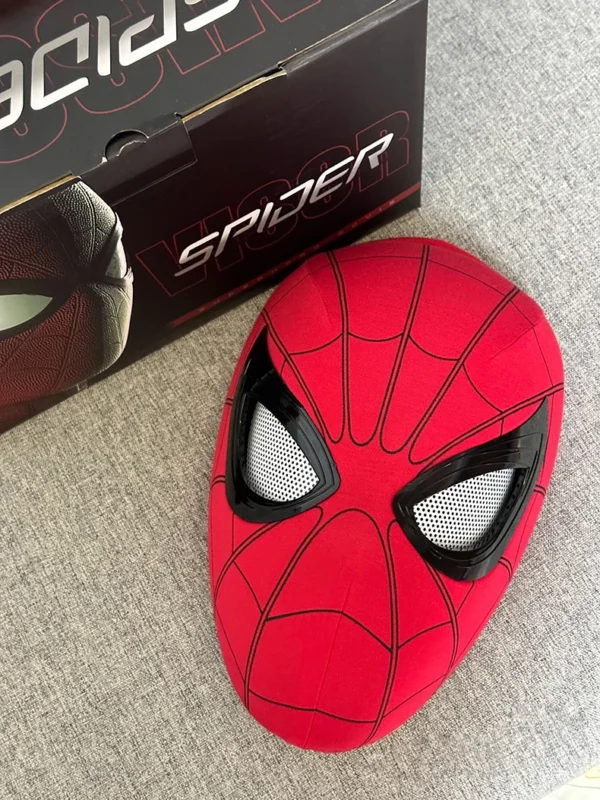 New Spider-man:no Way Home Spider Man Mask Luxury Helmet Rechargeable Remote Eyes Movable Mask Cosplay Decoration Gift Toys 5